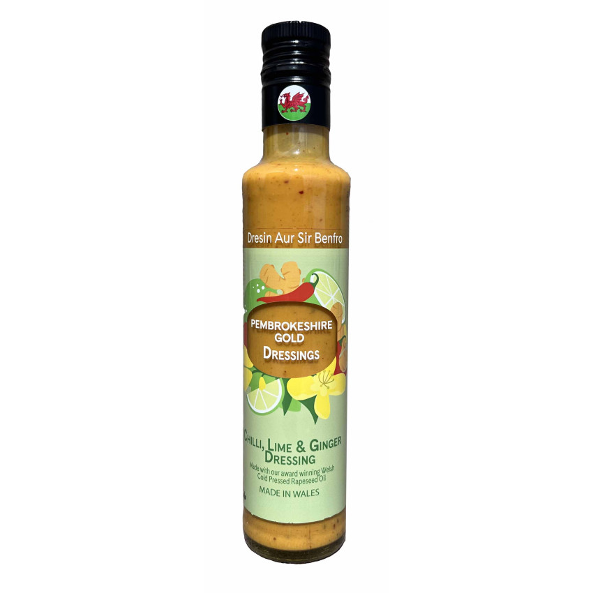 Blas ar Fwyd site Pembrokeshire Gold Chilli, Lime and Ginger